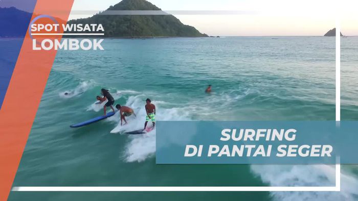 Surfing Menaklukkan Ombak Pantai Seger Lombok 
