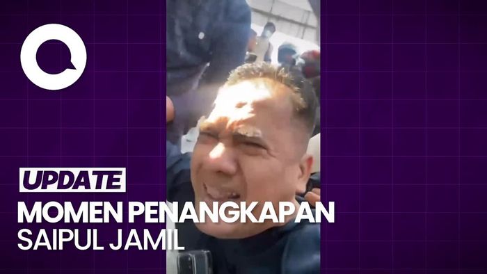 Melihat Lagi Detik-detik Penangkapan Saipul Jamil