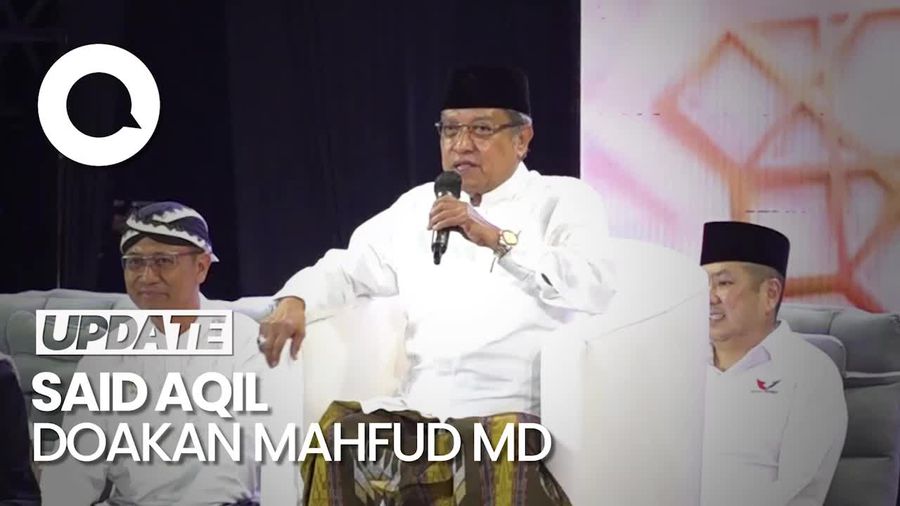 Said Aqil: Mahfud Md Insyallah Menang, Orang yang Dibanggakan Gus Dur