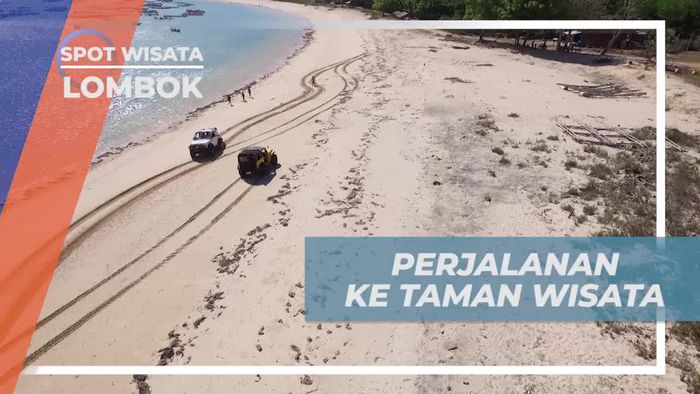 Naik Mobil Offroad Menuju Taman Wisata Gunung Sulak Lombok 