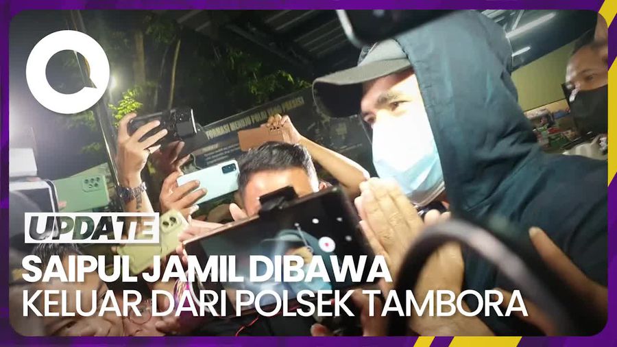 Saat Saipul Jamil Dibawa Keluar dari Polsek Tambora