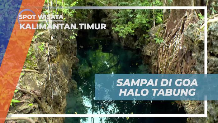 Singgah ke Goa Halo Tabung, Terdapat Genangan Air Jernih dan Biru, Kalimantan Timur