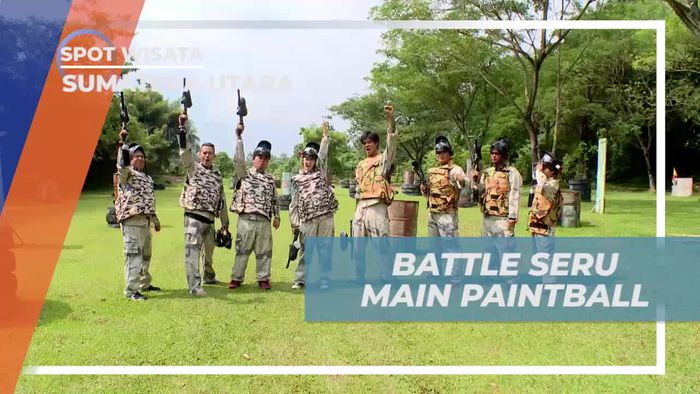 Kampung Ladang Deli Serdang, Adu Tangkas Bermain Paintball