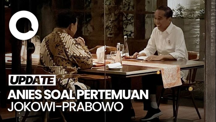 Anies soal Pertemuan Jokowi-Prabowo: Kalau Bertugas, Sah-sah Saja 