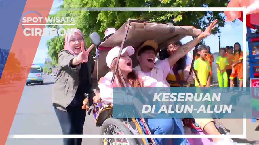 Menikmati Suasana Kota Cirebon di Alun-alun