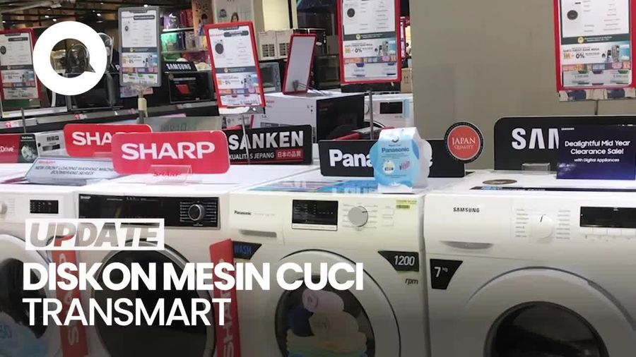 Beli Mesin Cuci di Transmart Kokas, Dapatkan Diskon Besar-Besaran