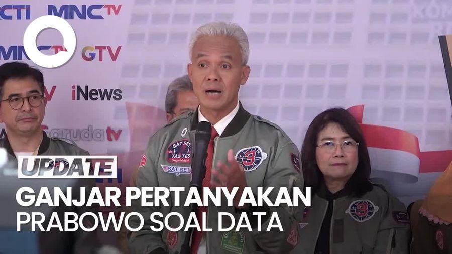 Ganjar soal Prabowo Tak Bisa Buka Data: Kalau Tak Siap, Jangan Berdebat