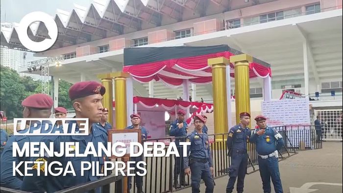 Suasana Terkini Jelang Debat Ketiga Pilpres 2024