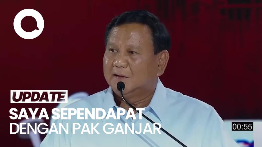 Komitmen Ganjar Selesaikan Tumpang-Tindih Institusi, Prabowo: Saya Kok Sependapat