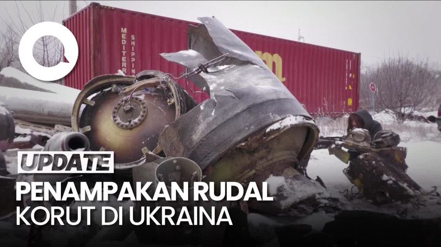 Penampakan Rudal Korut yang Diduga Dipakai Rusia untuk Serang Kharkiv