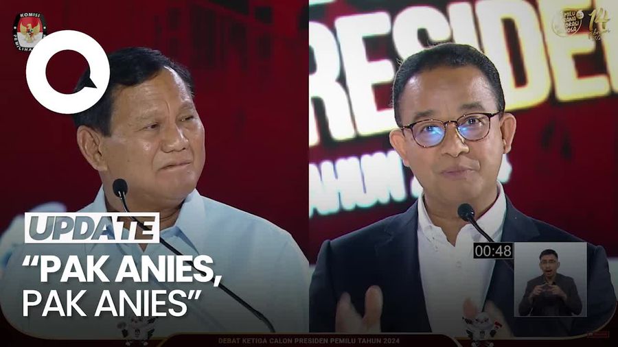 Saat Prabowo Kembali Bilang Pak Anies, Pak Anies