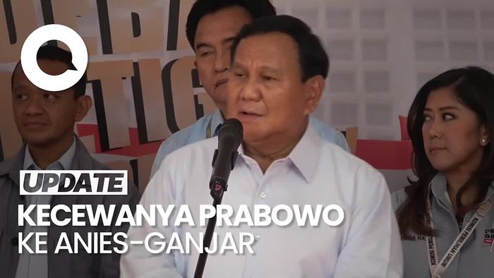 Prabowo Kecewa ke Anies-Ganjar: Datanya Banyak Keliru