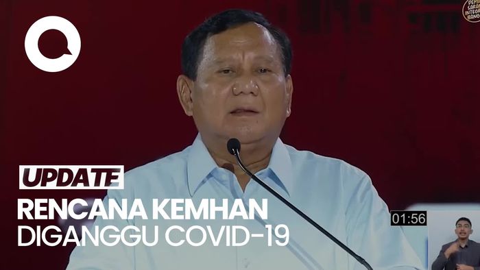 Prabowo: Anggaran Tak Disetujui Kemenkeu hingga Pandemi Covid-19
