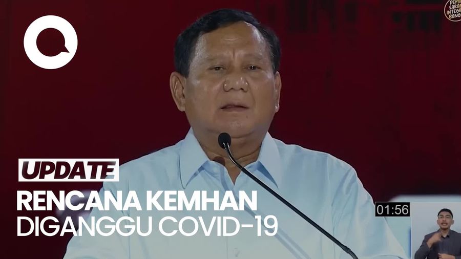 Prabowo: Anggaran Tak Disetujui Kemenkeu hingga Pandemi Covid-19