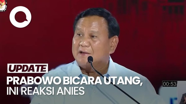 Prabowo Sebut RI Tak Pernah Default soal Utang, Anies: Wow