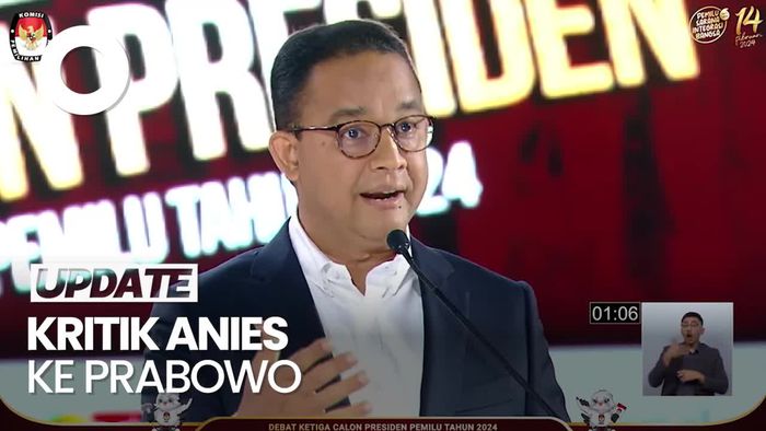 Kritik Anies ke Prabowo: Lahan Tanah, Alutsista, hingga Food Estate