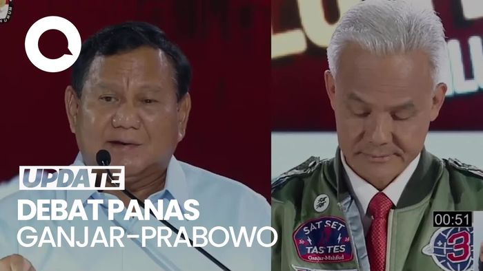 Debat Sengit Ganjar-Prabowo soal Data Pertahanan