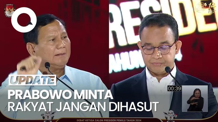 Prabowo: Jangan karena Ambisi Pribadi, Kita Menghasut Rakyat