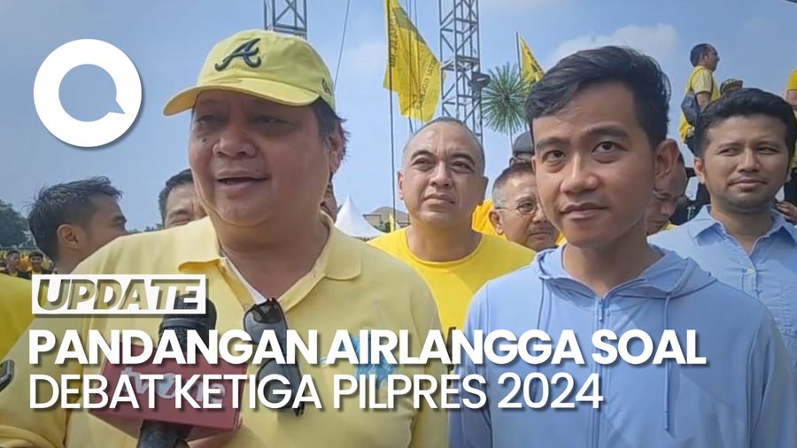Airlangga Yakin Prabowo Menguasai Tema Debat Ketiga Pilpres 2024