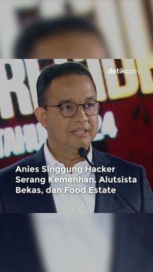 Anies Kritik Food Estate dan Singgung Kemenhan Dibobol Hacker