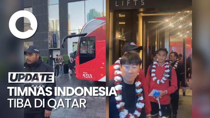 Sambutan Hangat untuk Timnas Indonesia di Qatar Jelang Piala Asia