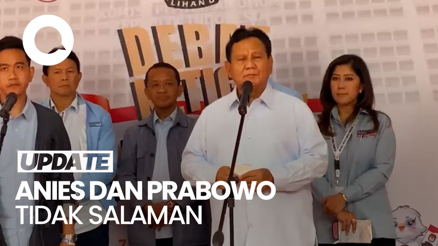 Soal Tak Salaman dengan Anies, Prabowo: Dia Nggak Datang ke Saya