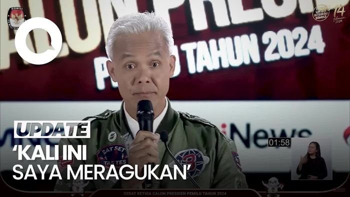Momen Ganjar Ragukan Prabowo: Saya Kira Perencanaannya Terlalu Gegabah