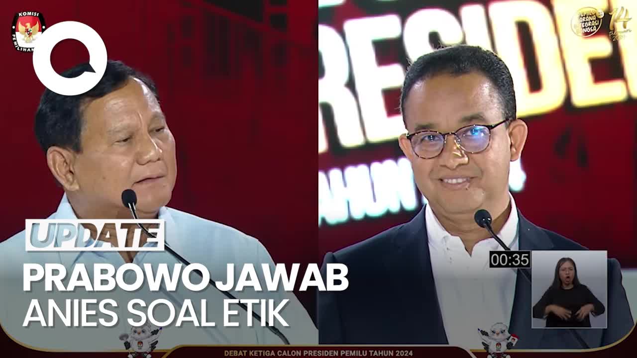 Prabowo Ke Anies: Anda Tak Pantas Bicara Etik, Menyesatkan!