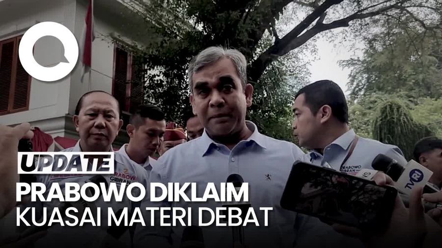 TKN Klaim Prabowo Bakal Kuasai Materi Debat: Tak Ada Persiapan Khusus
