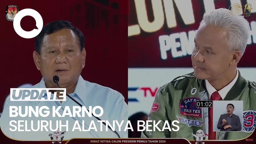Prabowo: Bung Karno Hadapi Irian Barat Seluruh Alatnya Bekas
