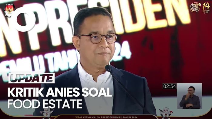 Anies Sebut Food Estate Merusak Lingkungan-Tak Menguntungkan
