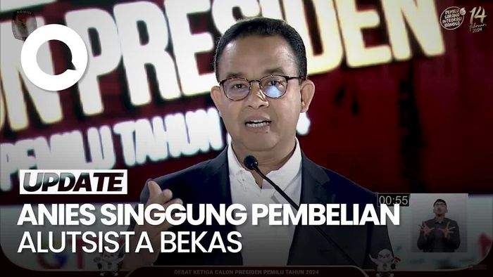 Anies: Jangan Utang untuk Kegiatan Nonproduktif, Misal Beli Alutsista Bekas