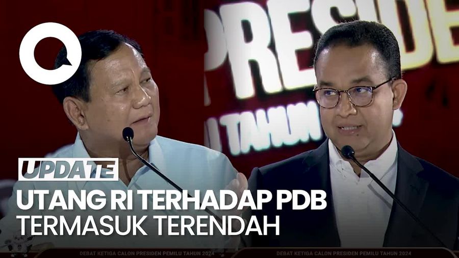 Prabowo Sebut Utang RI Terendah, Anies: Baiknya Disebut Persentase Idealnya