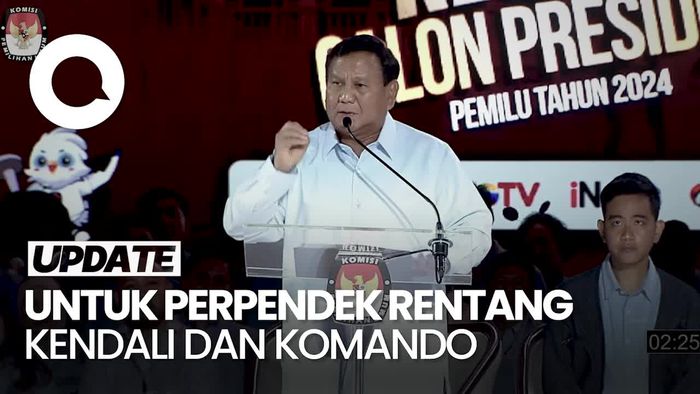 Prabowo: Saya Akan Teruskan TNI-Polri Tetap Berada di Bawah Presiden