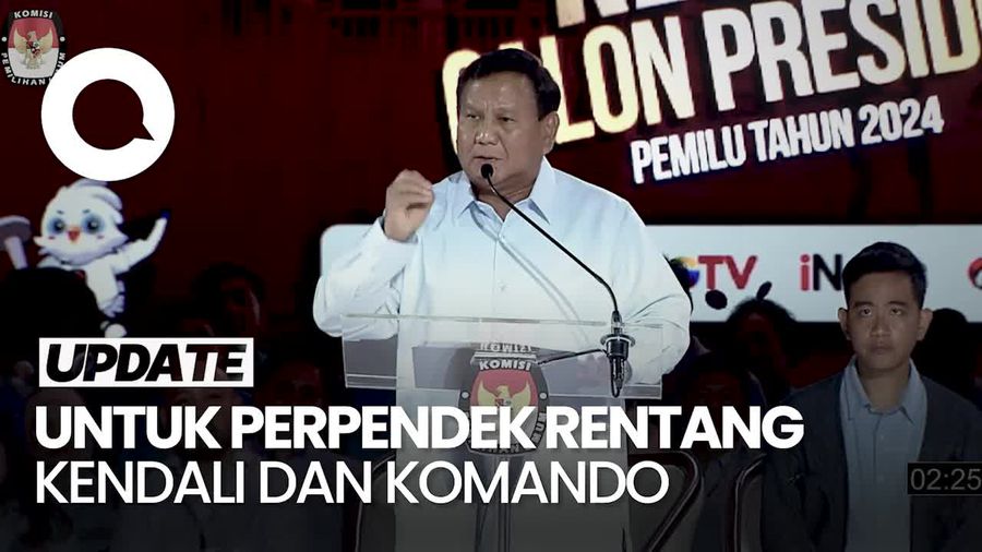 Prabowo: Saya Akan Teruskan TNI-Polri Tetap Berada di Bawah Presiden