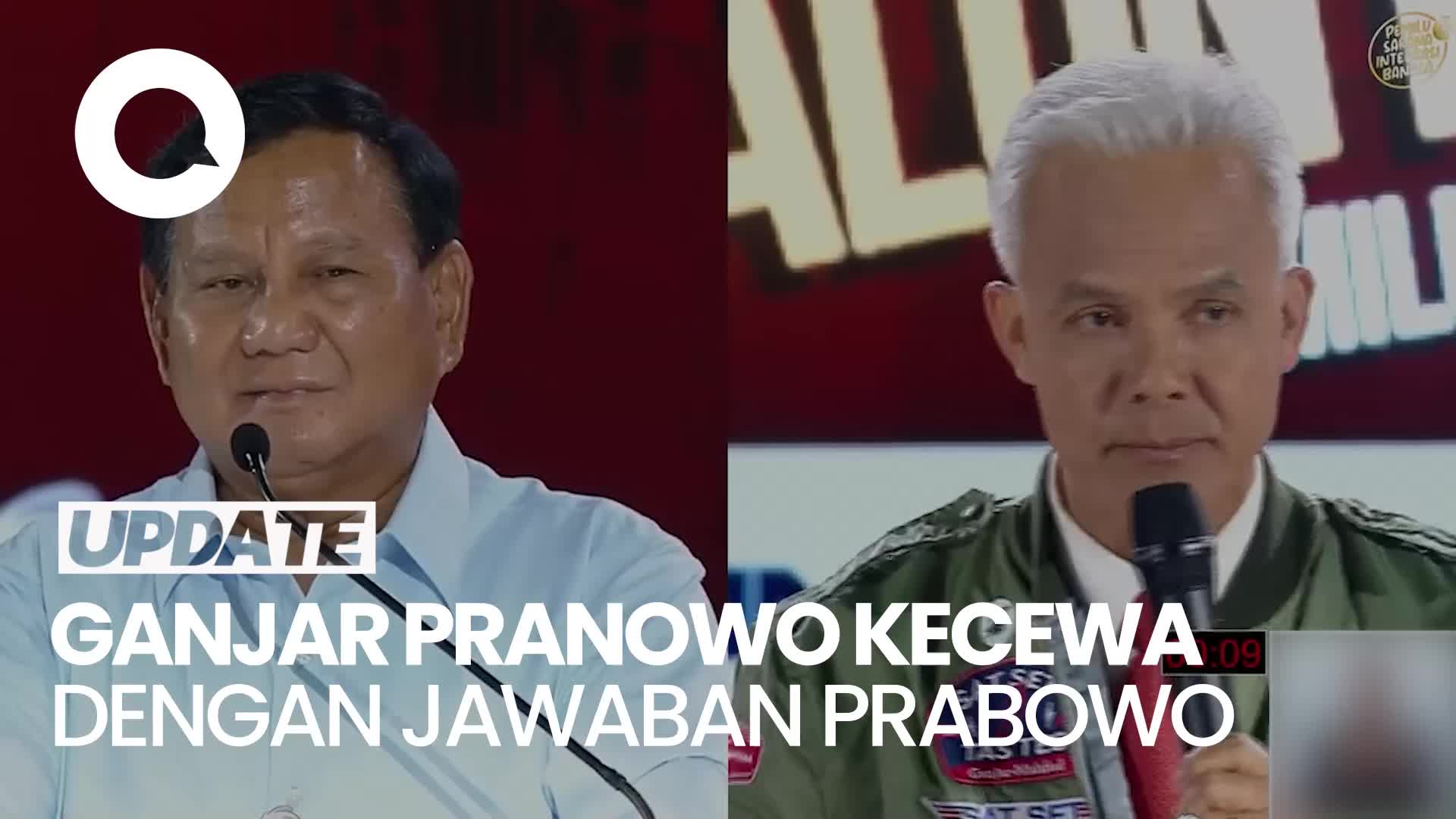 Momen Ganjar Kecewa Ke Prabowo Gegara Tak Menjawab Pertanyaannya