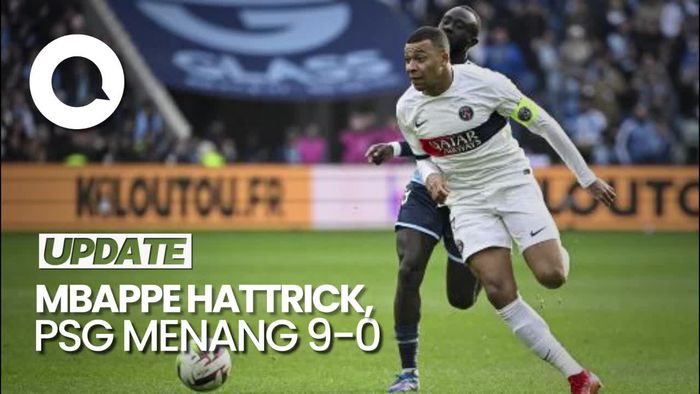 Mbappe Ngamuk, PSG Menang 9-0 lawan Revel