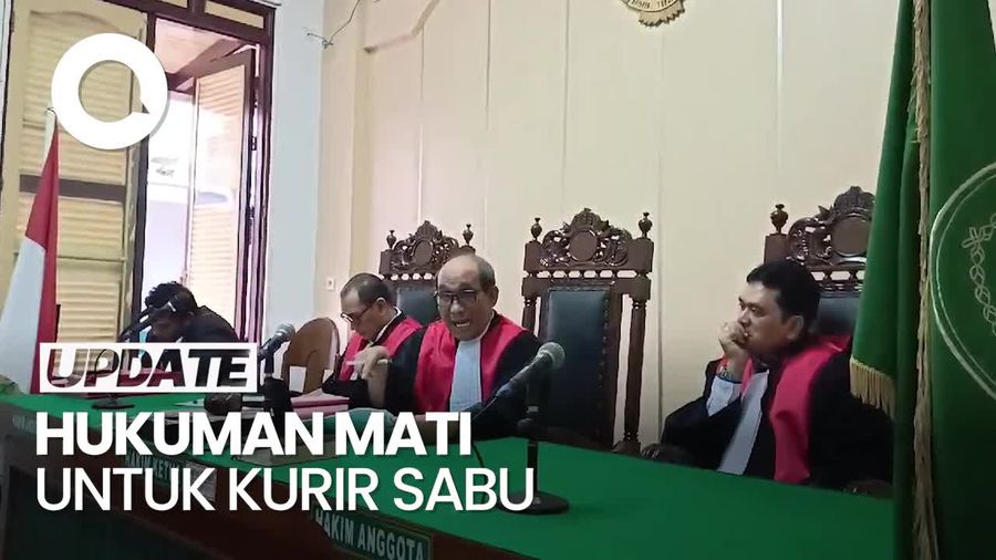 Kurir 36 Kg Sabu Jaringan Internasional Asal Aceh Dituntut Hukuman Mati