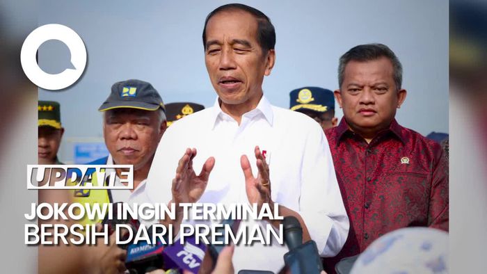 Resmikan Terminal Pakupatan Serang, Jokowi Ingin Image Preman Hilang
