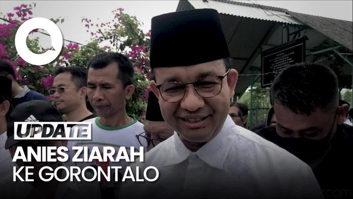 Ziarah ke Makam Nani Wartabone Gorontalo, Anies Diteriaki Presiden