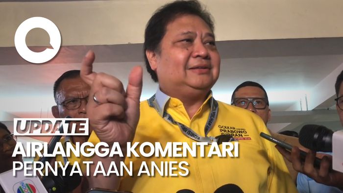 Airlangga Beri Pandangan soal Anies: Etika Itu Tidak Menilai Orang Lain