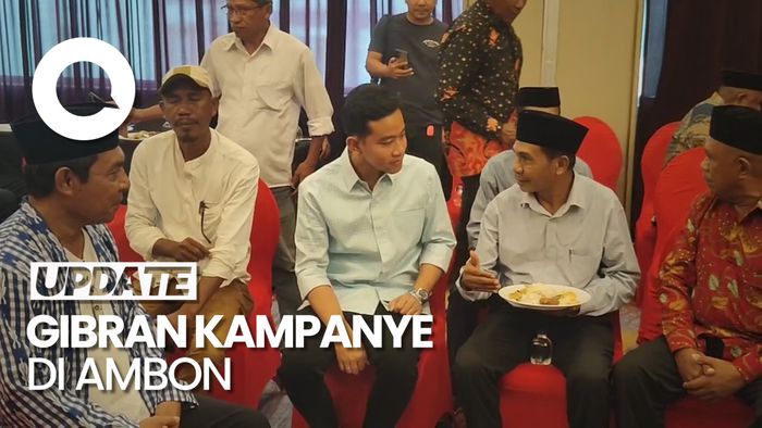 Didampingi Raffi Ahmad, Gibran Memulai Kampanye di Ambon