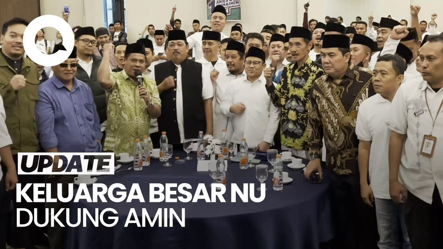 Keluarga Besar NU Deklarasi Dukung AMIN di Pilpres 2024