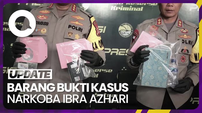 Penampakan Barang Bukti Sabu Kasus Narkoba Ibra Azhari