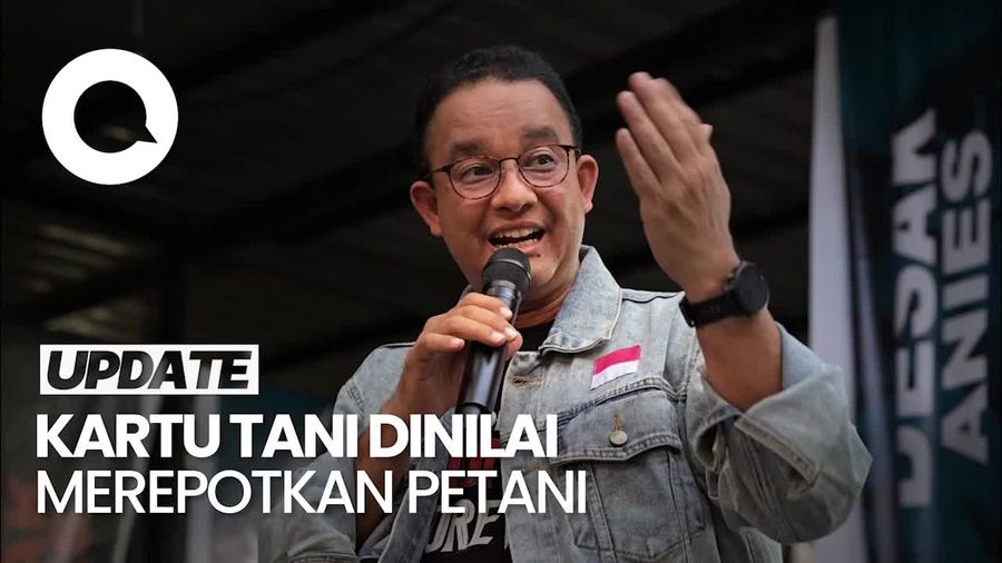 Sebut Kartu Tani Merepotkan, Anies: Petani Perlunya Subsidi Pupuk