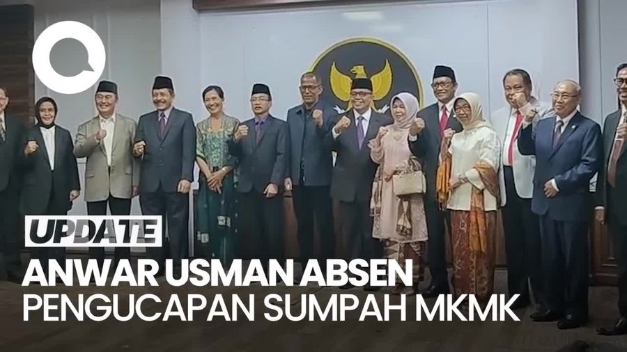 3 Anggota MKMK Ucapkan Sumpah, Anwar Usman Tak Hadir