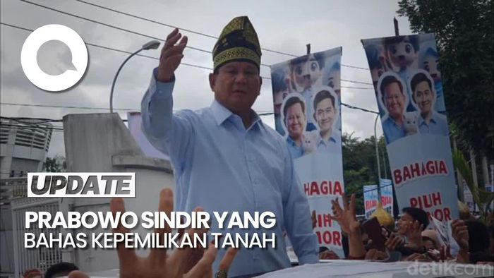 Prabowo: Ada yang Nyinggung Punya Tanah Berapa, Dia Pintar atau Goblok?