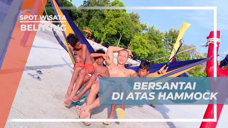 Bersantai di Atas Hammock, Foto-foto Dengan Penuh Gaya, Belitung