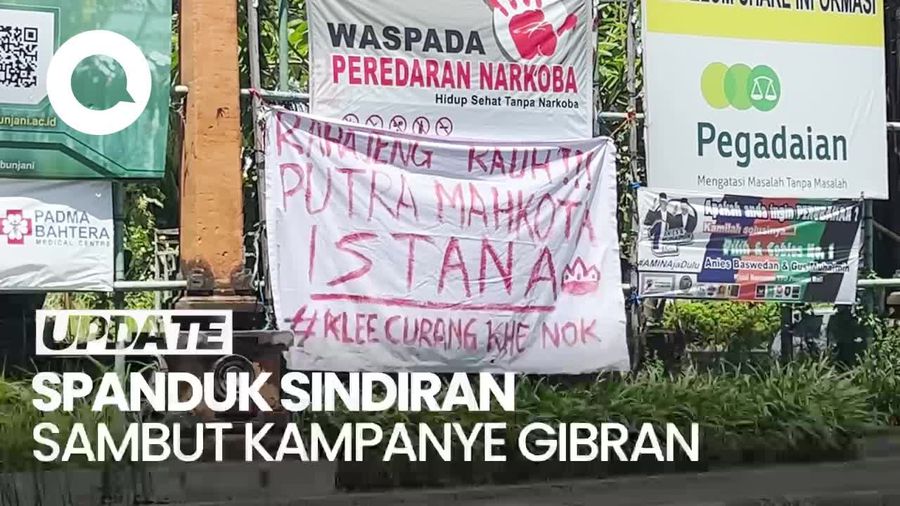 Spanduk Bernada Sindiran Muncul di Bali, TKD Prabowo-Gibran Angkat Bicara