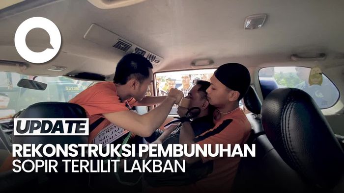 Rekonstruksi Pembunuhan Sopir Terlilit Lakban, 64 Adegan Diperagakan